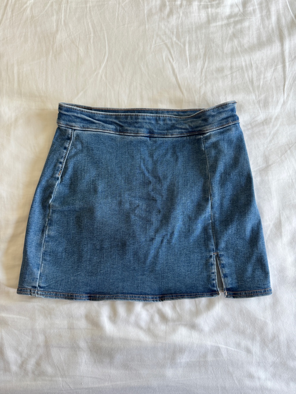 AE Next Level Denim It Knit Mini Skirt Skort